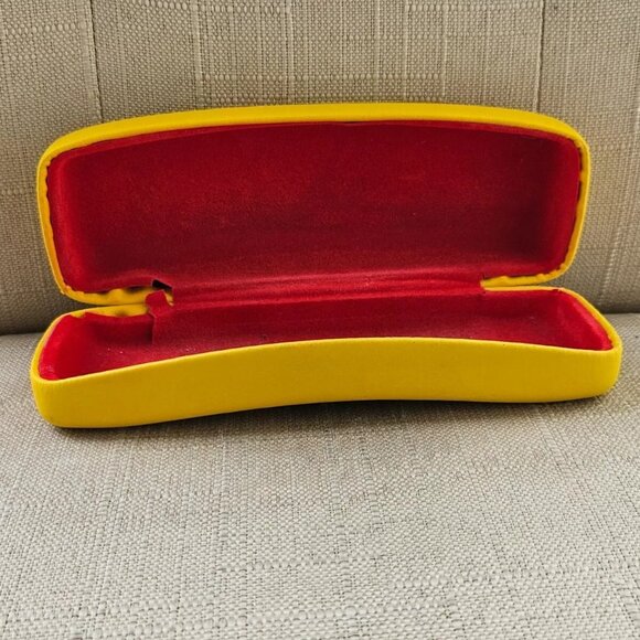 Ray-Ban Eyeglasses Case Yellow Hard Case for Glasses Case Only - Picture 2 of 9